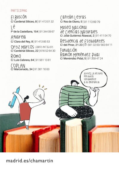 5 Fiesta del Libro de Chamartín_programa 4 Participantes en la V Fiesta del Libro de Chamartín