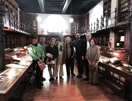 Una delegación de la Fundación visita la exposición dedicada a Miguel Catalán en Zaragoza